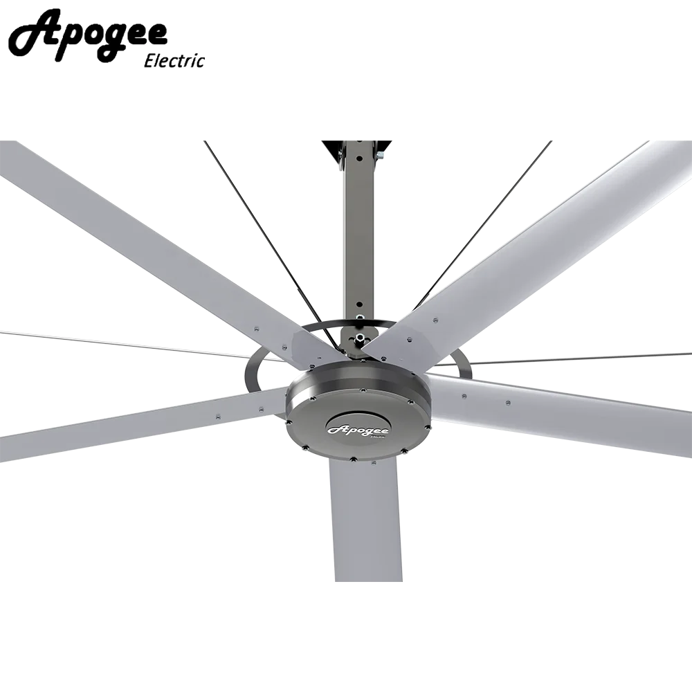 HVLS Fan Ceiling Mounted with Various Sizes 7.3m 6.1m 5.5m