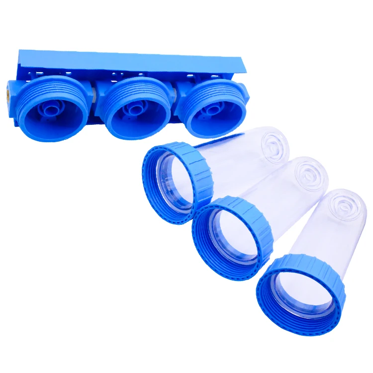 China Manufacturer Transparent High Flow 10 Inch Ro Activated Carbon Cartridge Pre Water Filter Housing