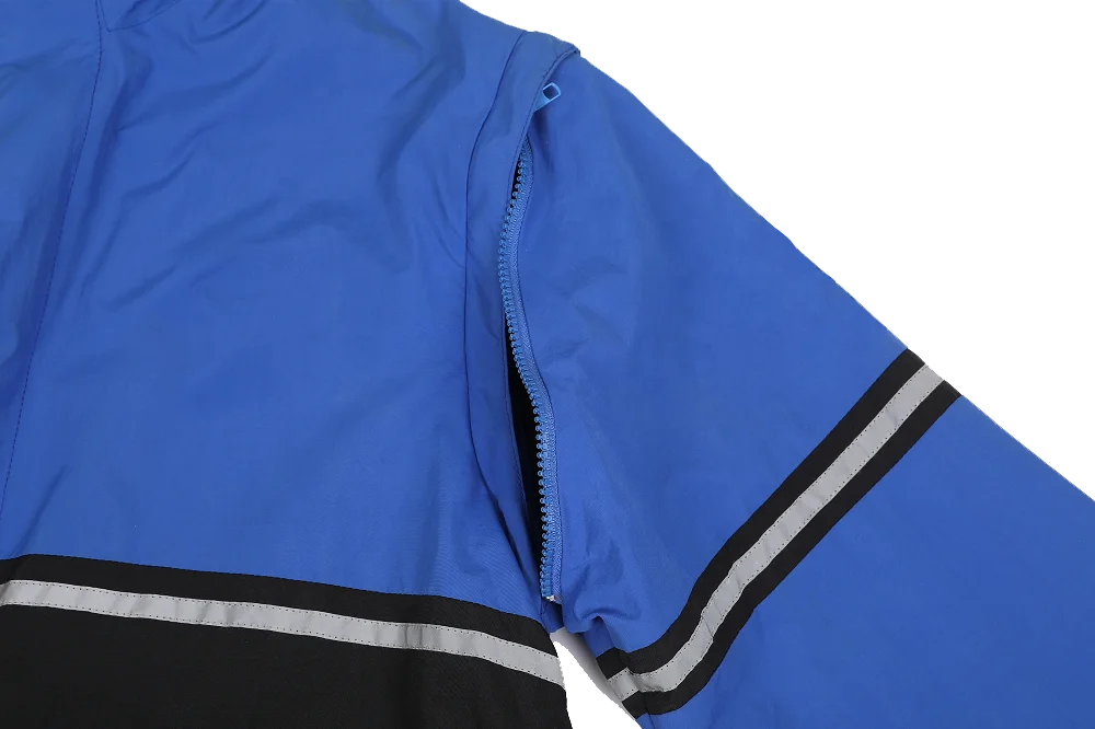 Custom logo Two Tone Class 3 black official men 3 in 1 hi vis waterproof windbreaker jacket winter security guard uniform