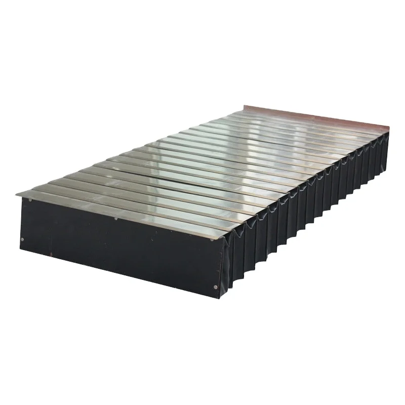 Krius  factory CNC  machine telescopic cover steel accordion dust bellow cover