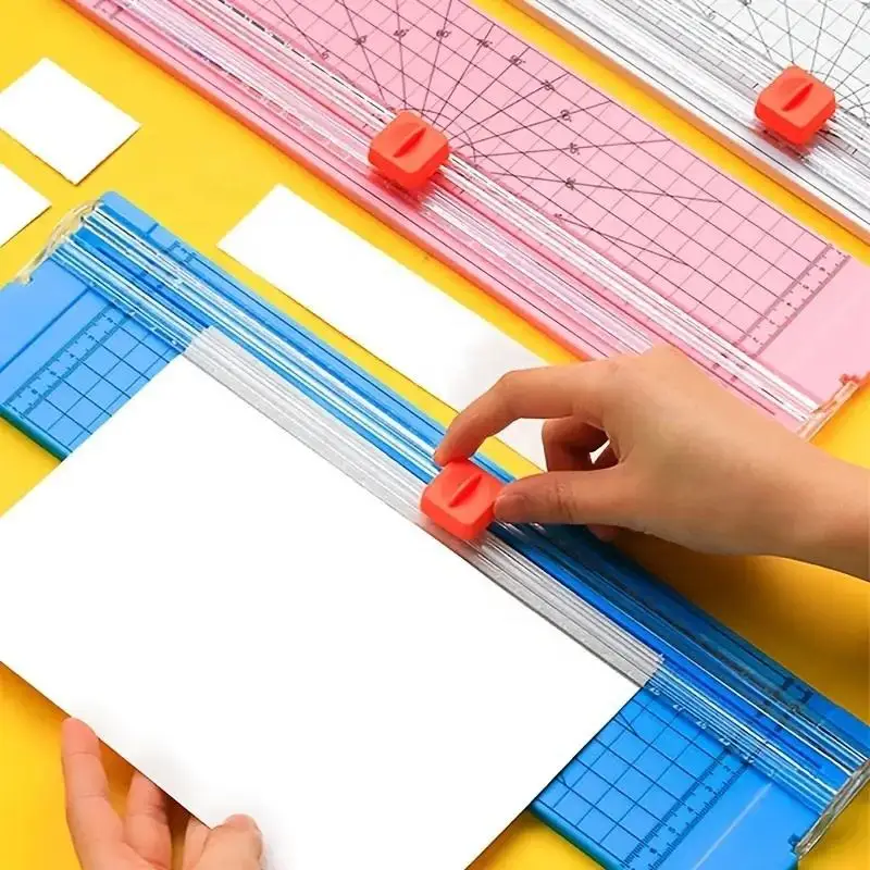 Лидер продаж мини-триммер для бумаги с направляемой дорожкой бумажный кормушка линейкой