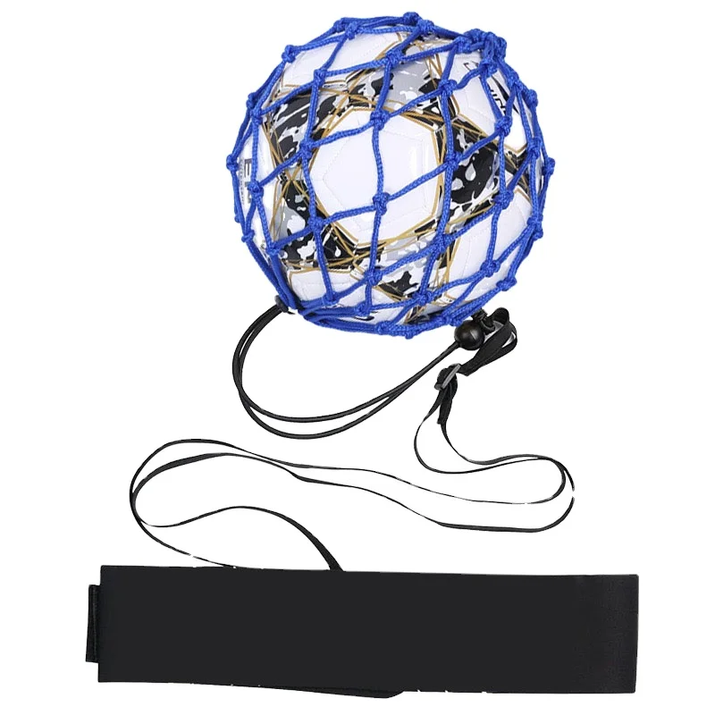 Professional Outdoor Sport Youth Carry Bag for Basketball Soccer Ball Training Football Self Trainer Kick Net Pocket Mesh Design