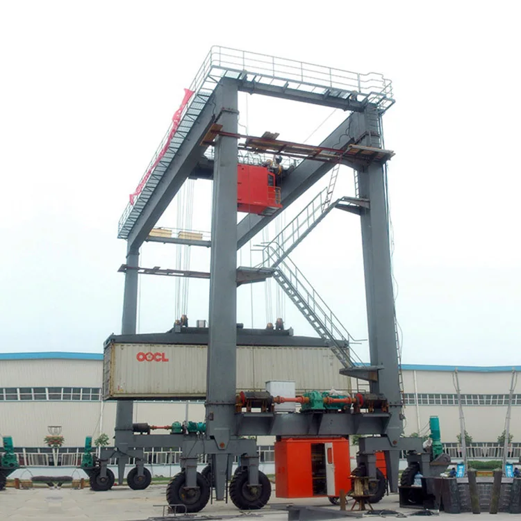 10 тонн 30 RTG кран 40 45 резиновая шина портовый козловой 50 для продажи