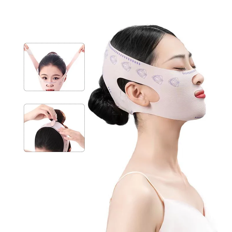 V Line Mask Band Slimming Strap Double Chin Reducer Face Lifting Bandage