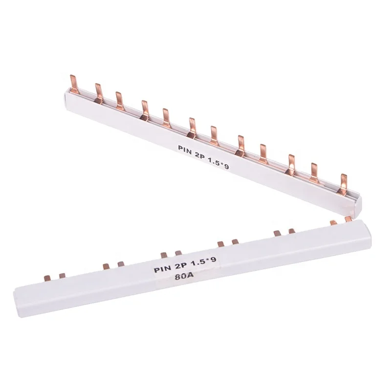1P Pin Type Electrical Copper Busbar for MCB Distribution Box