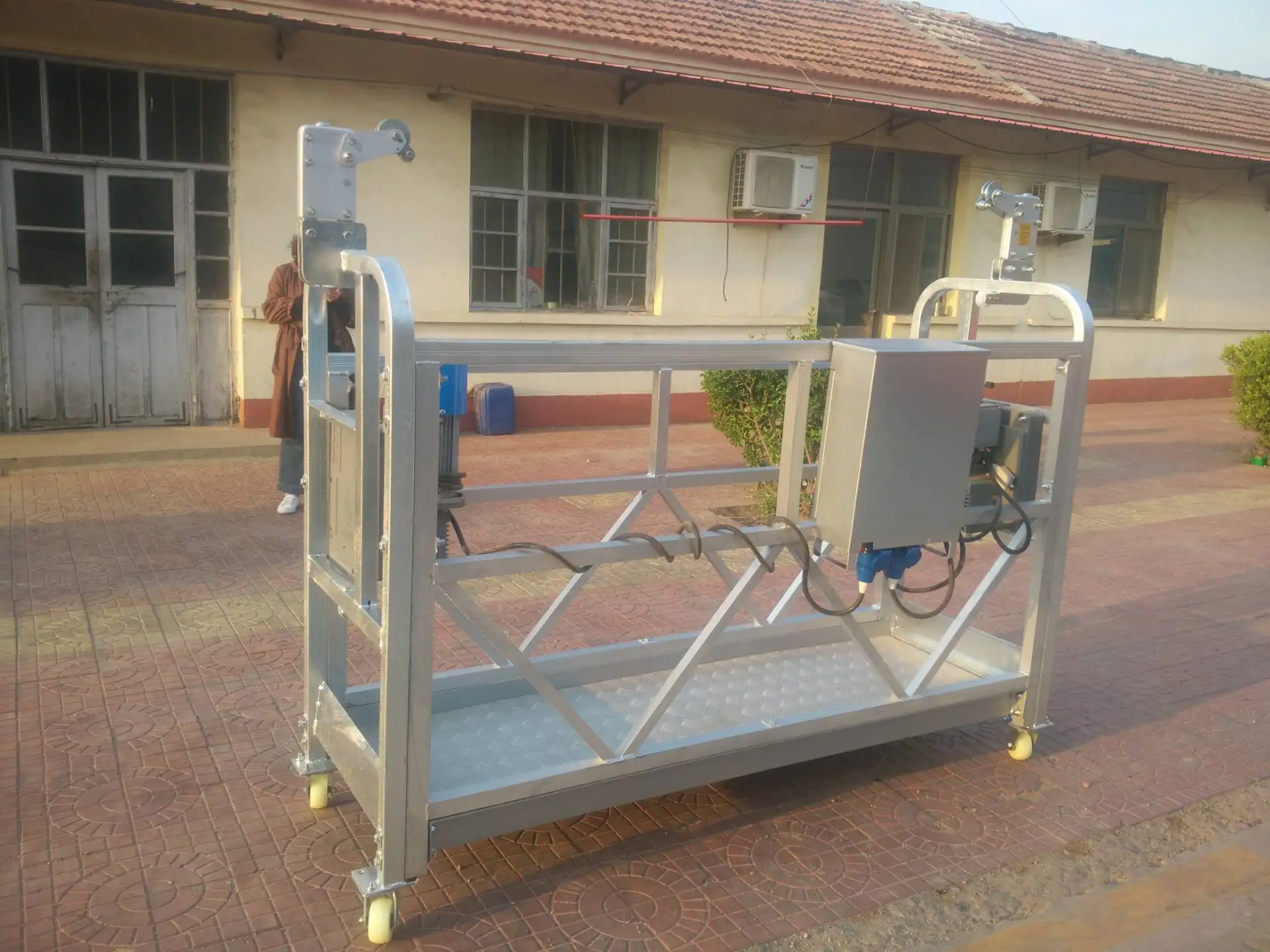 300kg load small suspended platform building exterior painting hotel glass windows cleaning cradle gondolas