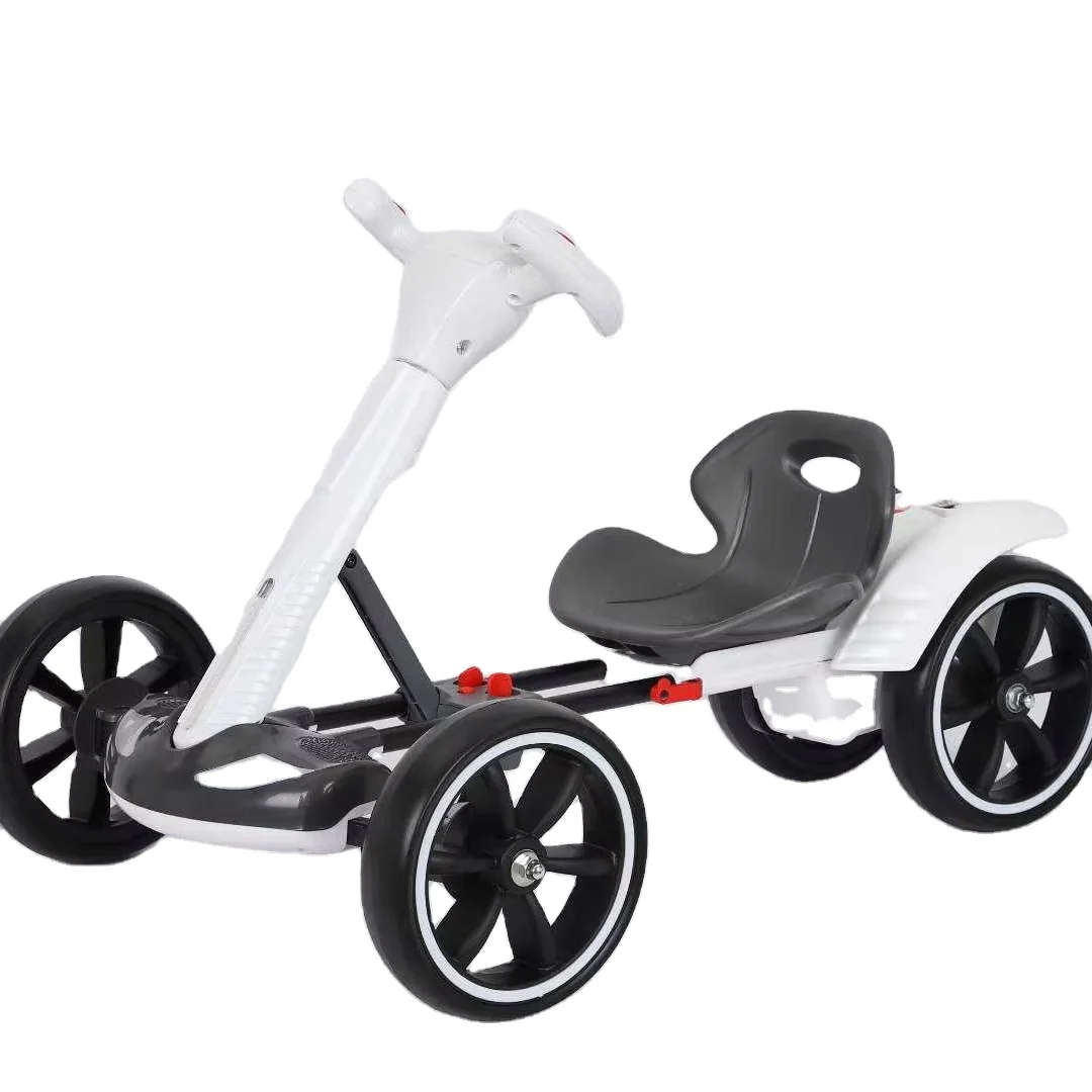 Cheap 6V electric 4 wheels pedal go kart Battery Operated kids riding ride on electric car go kart