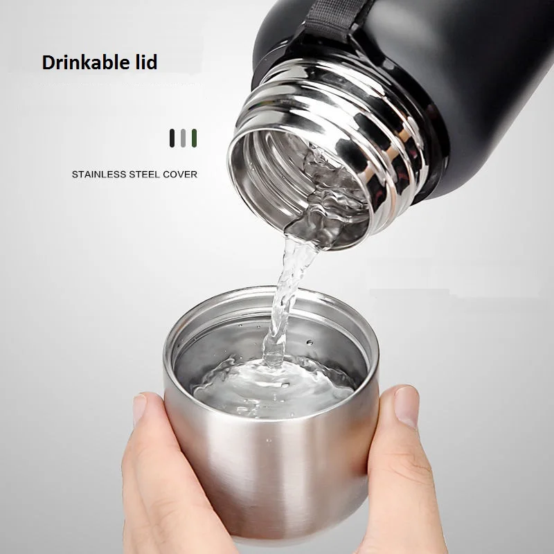 HDT Russia 500ml custom portable termos drinking food water bottle sport travel  stainless steel vacuum flask insulated tumbler