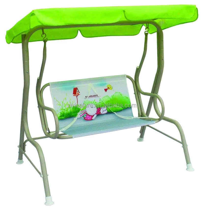 Two Seat Popular Garden  Children Swing and Kids Play Patio Swing