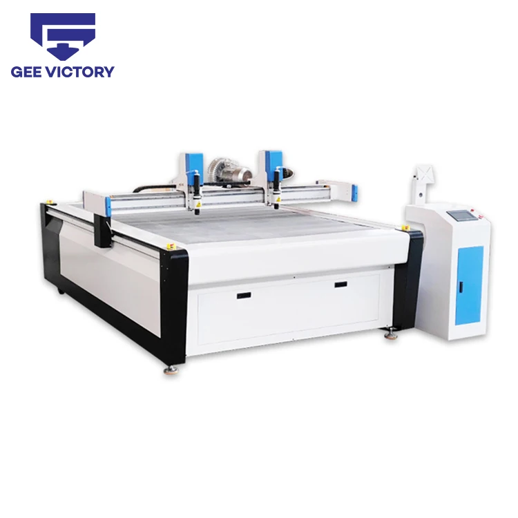 Cnc corrugated cardboard  paper box sheet cutting machine cutter