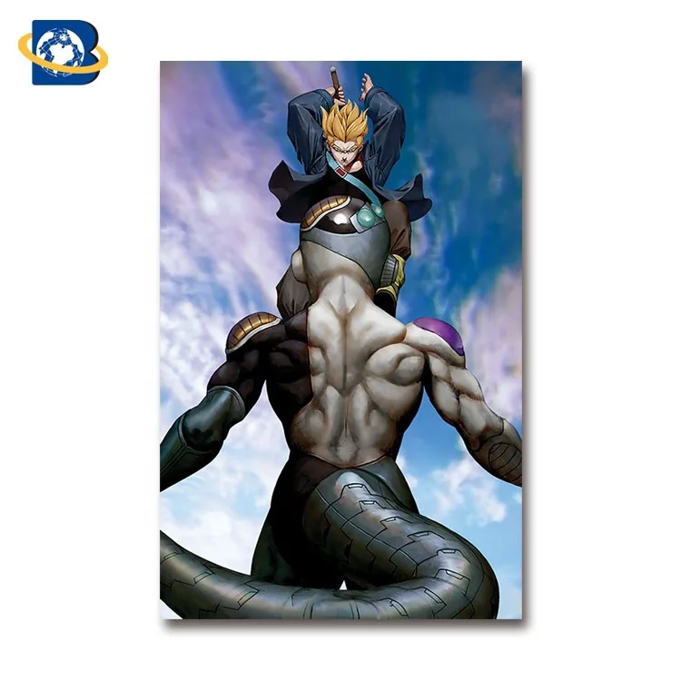 
3d &flip Japanese anime lenticular poster with cool designs 