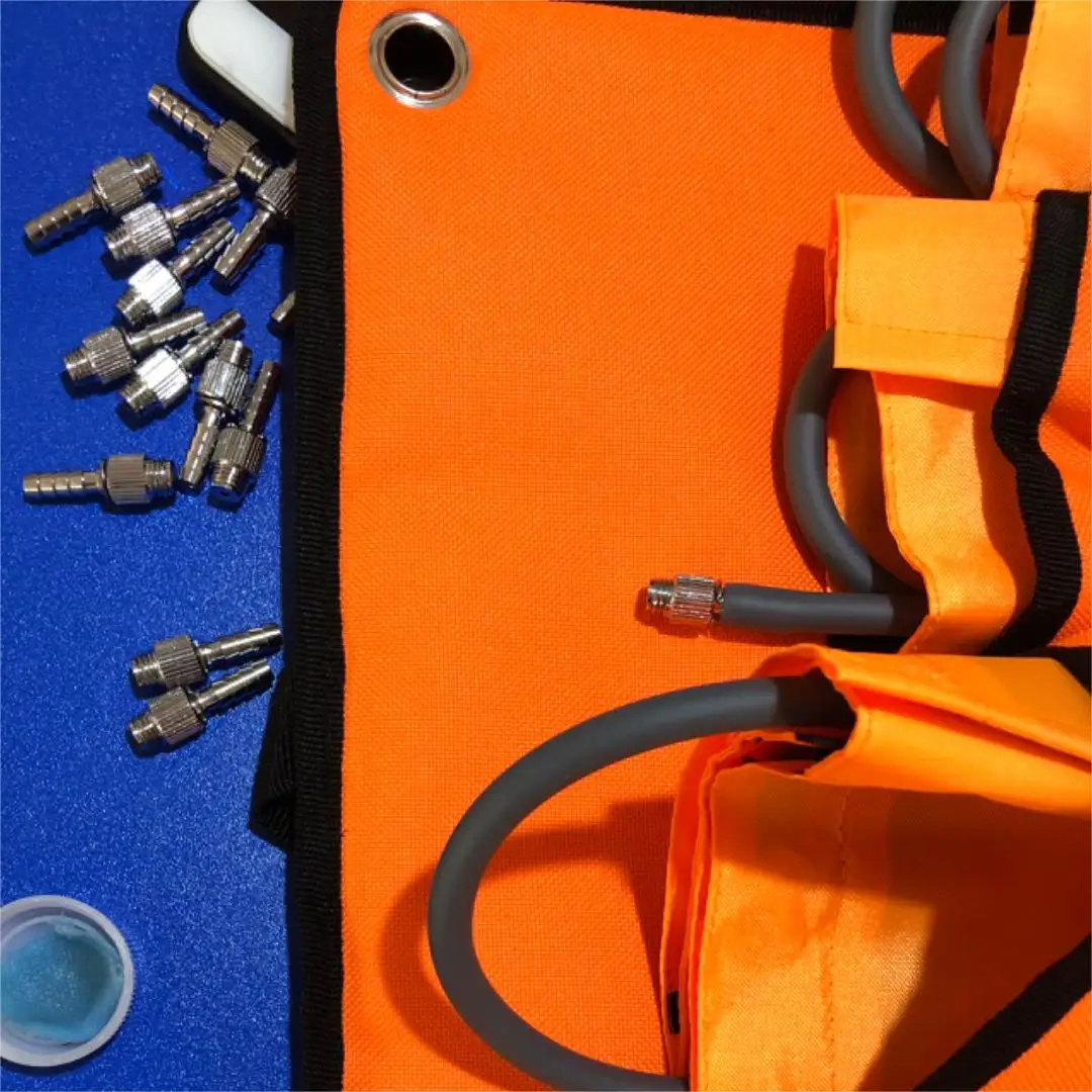 Ambulatory Compact Professional Emergency 5 Cuff Aneroid Sphygmomanometer Blood Pressure Monitor EMT Kits