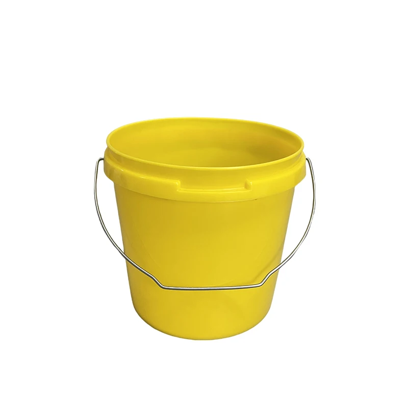 Custom Label 4 liter plastic bucket 4L chemical paint pail american style plastic paint bucket