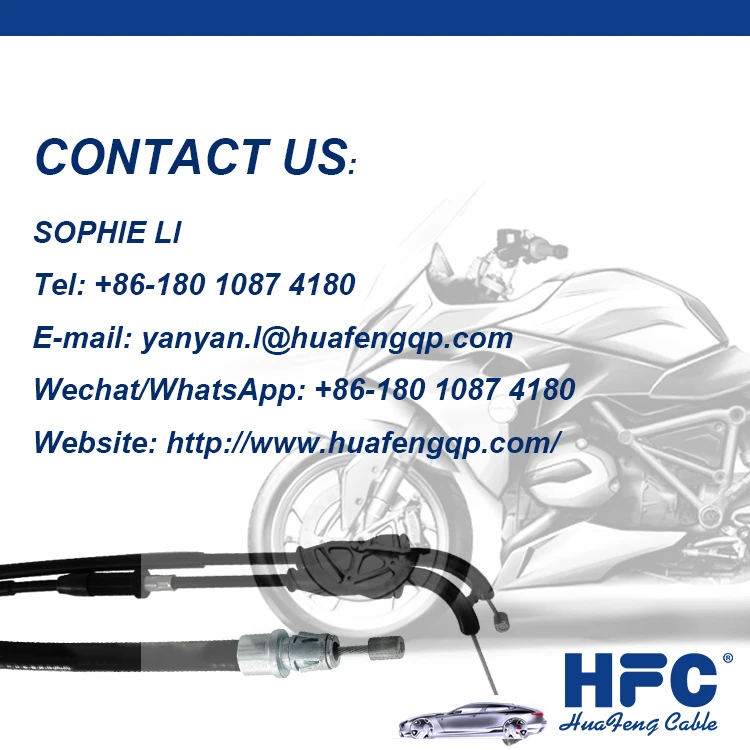 Automobile Clutch Cable Auto Clutch Control Cable 9806892280 for Citroen Peugeot Partner