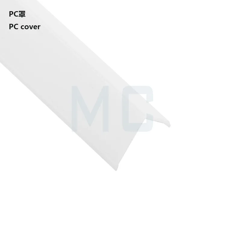 45 degree triangle led aluminum profile with flexible strip for corner lighting 16*16mm