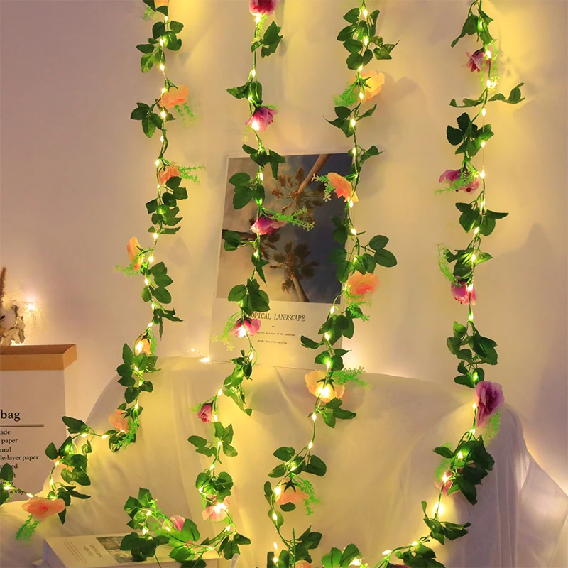 Explosive  New Products Meteor Light PVC Lamp For Magical Decoration Vines String Lights Led outdoor String Light