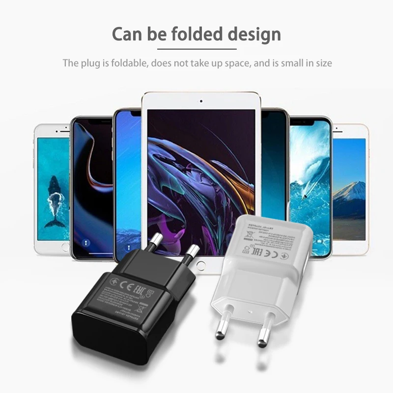 S10 S9 S8 Original Fast Charging Charger 5v 2a EU Plug Travel Adapter