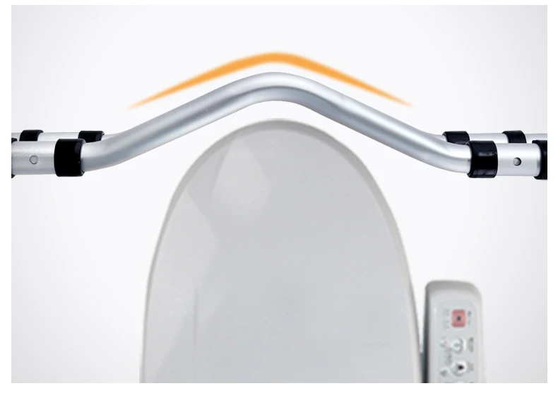 Aluminum Adjustable Toilet Safety Frame Grab Bar Suitable for Any Toilet