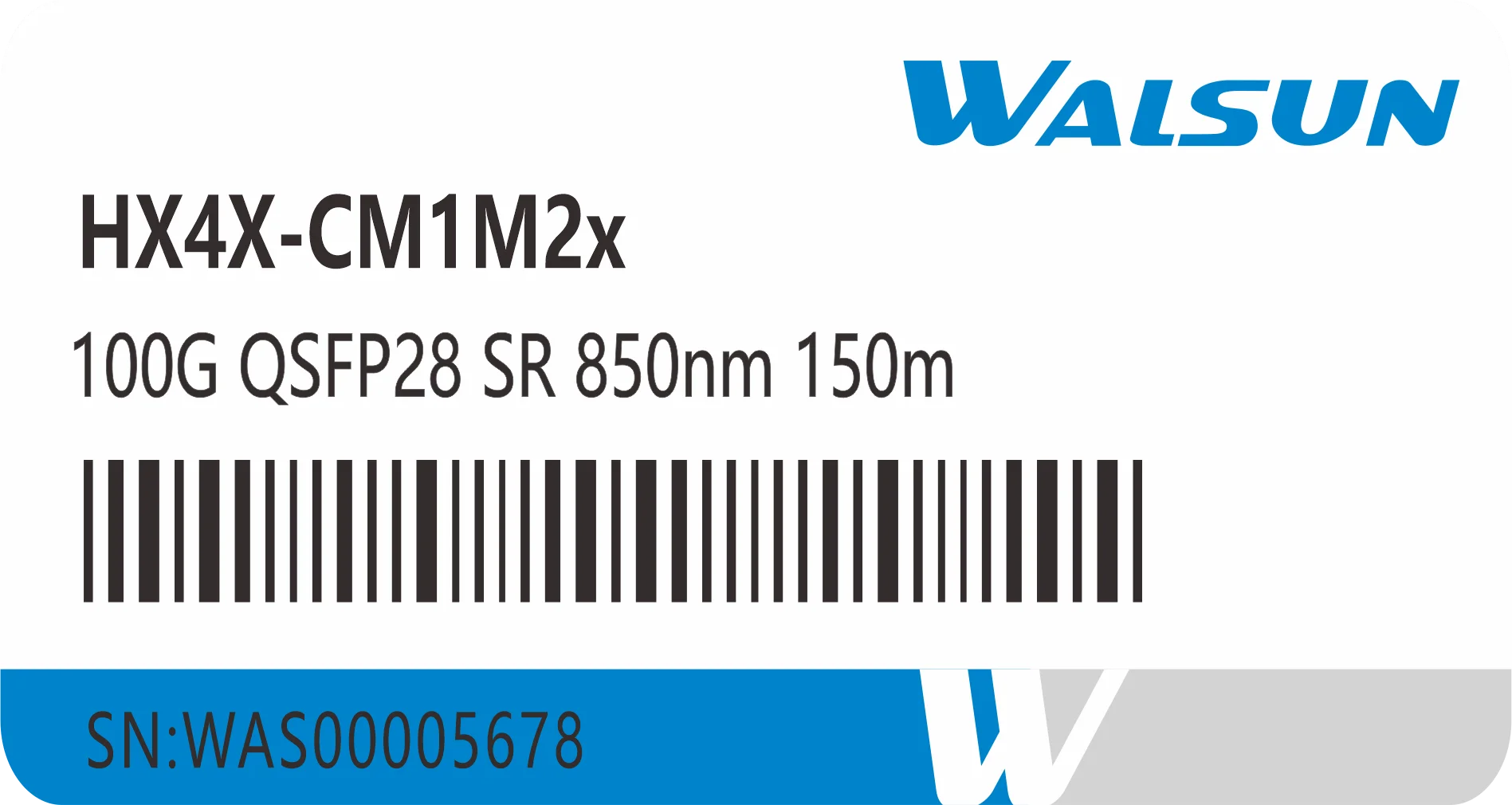 HX4X-CM1M2I_100G QSFP28 SR4 850nm 150m DDM LC for industrial optical module