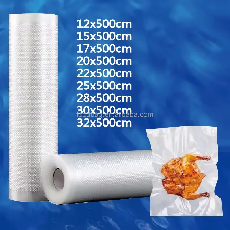 commercial grade food saver transparent plastic retort vacuum packaging sealer packaging pa-pe vacuum bags for food