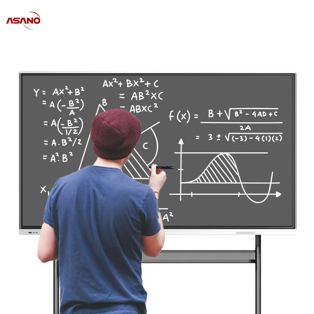 T-B255I High Quality Super Slim Led 4K Smart Touch Board 55 65 Inch Digital Notice Board For School