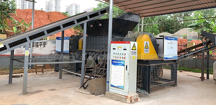 Industrial Steel Turning Shredding Machine Small Scrap Metal Shredder Scrap Aluminium Car Wheel Shredders