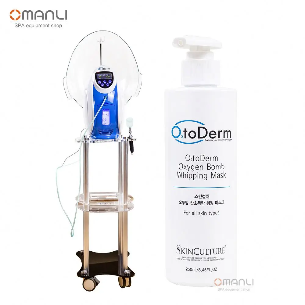 2 In 1 Korea O2toderm Oxygen Dome Spray Jet Peel Therapy Facial Machine For Sale
