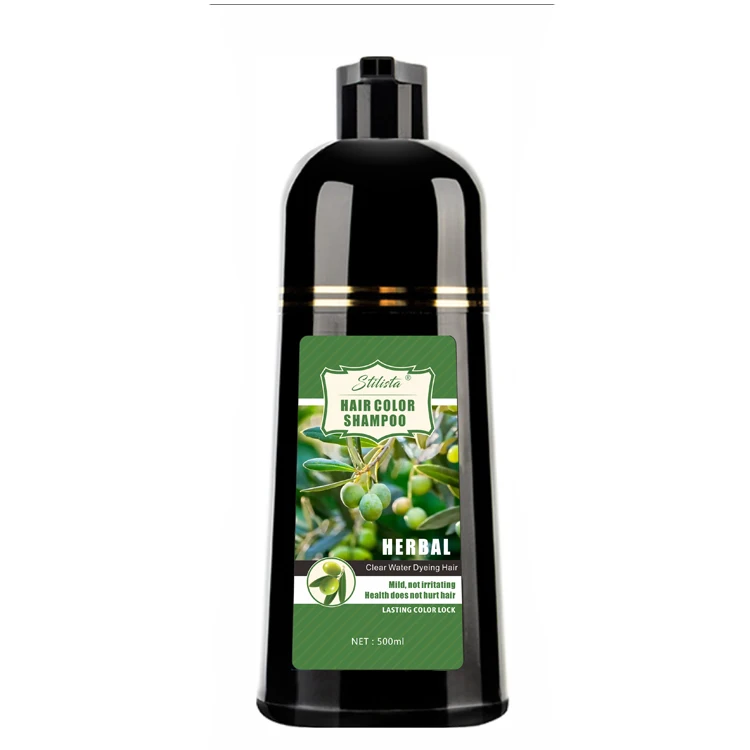 Natural Professional Organic Hair Color Shampoo To Cover Grey Hair Magic Fast Hair Dye Shampoo For Women From Korean