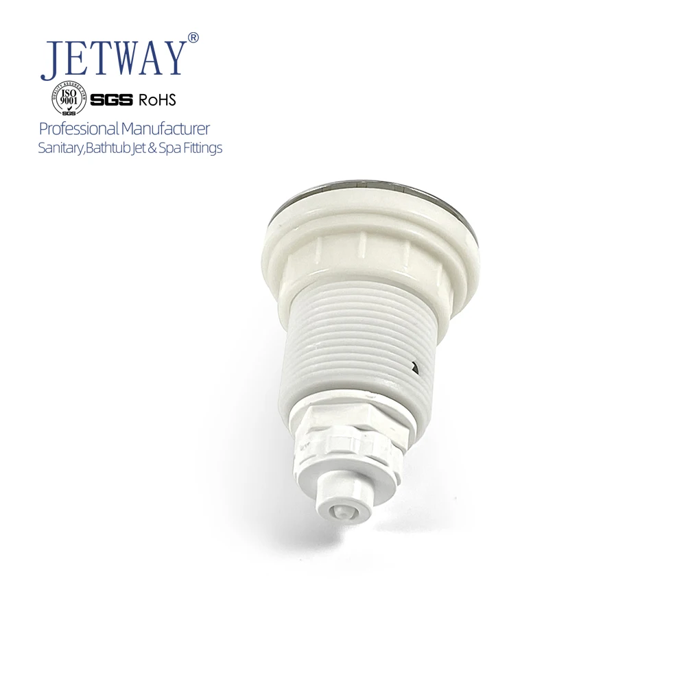 Factory Supply Jetway Fitting PR-B10 ABS Chromed Air On-off 3*6MM bathtub whirlpool accessories LUOHE GLOBAL sanitary