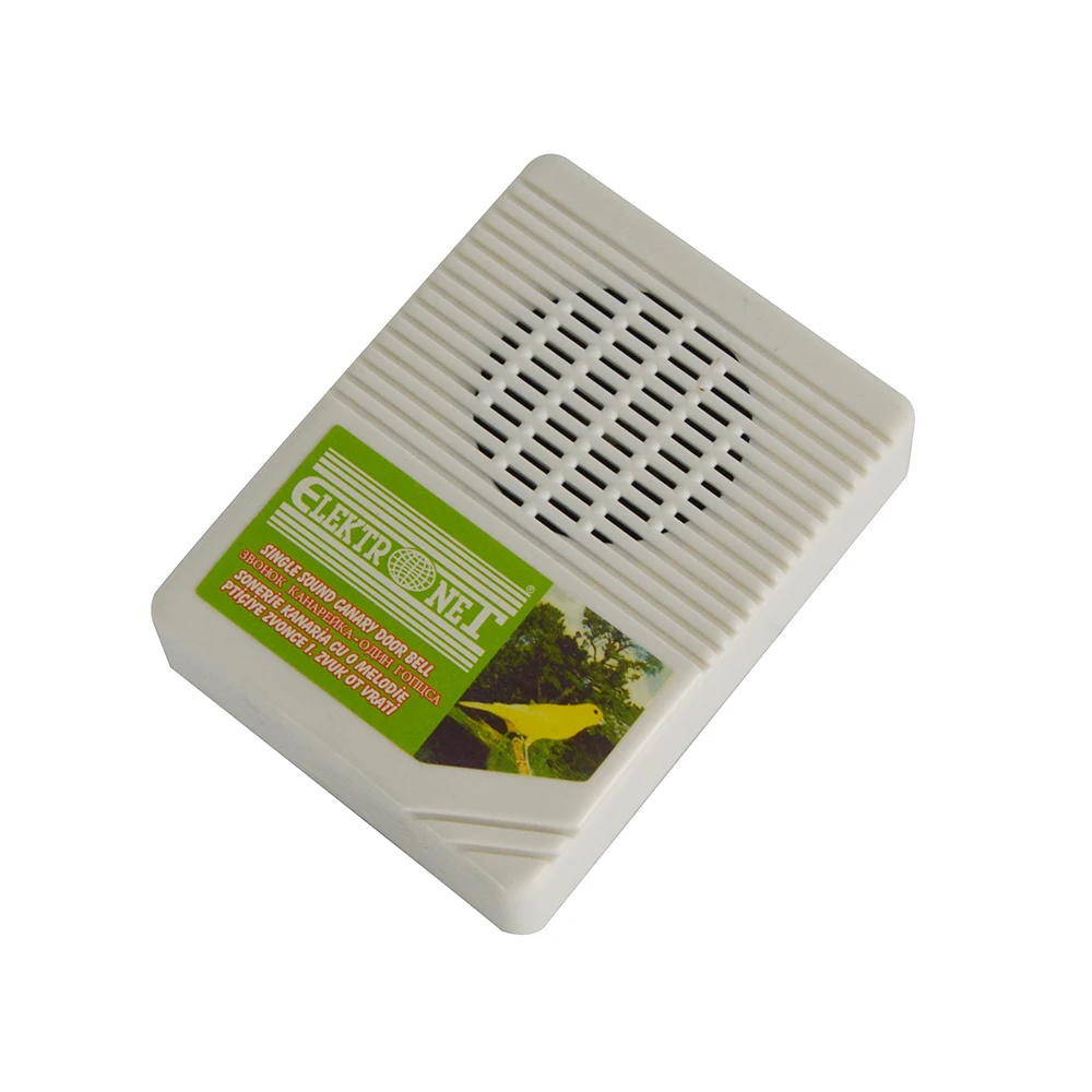 Direct manufacturer supply Classical shape AC Wired Canary door bell electronic Bird singing sound doorbell