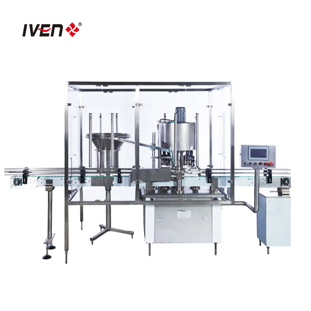 CIP/SIP Automatic Water Washing Cleaning Filling Sealing and Capping Machine for Glass Bottles