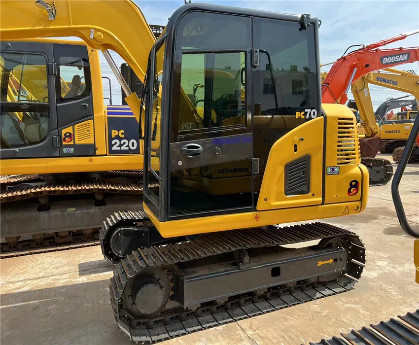 second hand used komatsu crawler excavator pc70 in good condition