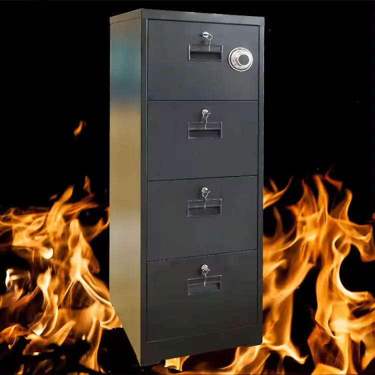 fire proof protection safe storage keeping home office drawer fireproof steel metal fire resistant filing cabinet
