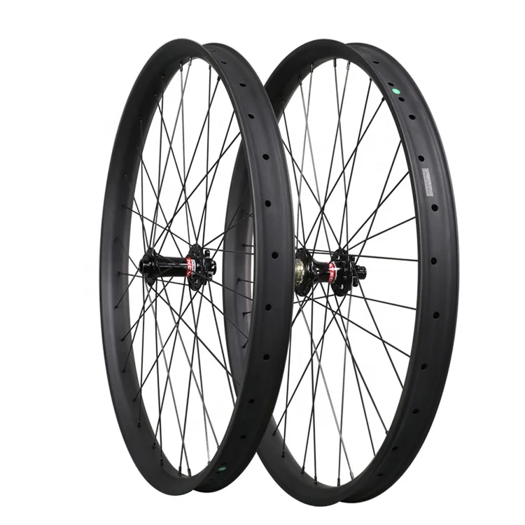 ICAN Fat bike wheels ,50mm width clincher wheels fat wheel bicycle fat bike wheels carbon fat bike rim snow fat bike 26 fat tyre