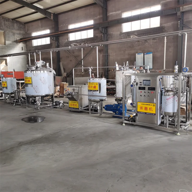 China Michon SUS304 stainless steel UHT Pasteurized Milk Cream Production line Supplier