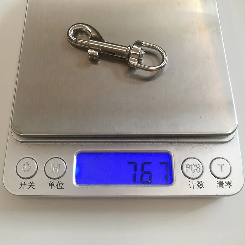 wholesale zinc alloy pet dog clasp chain hook clips bag chain accessories promotional gift customized logo buckles strong heavy