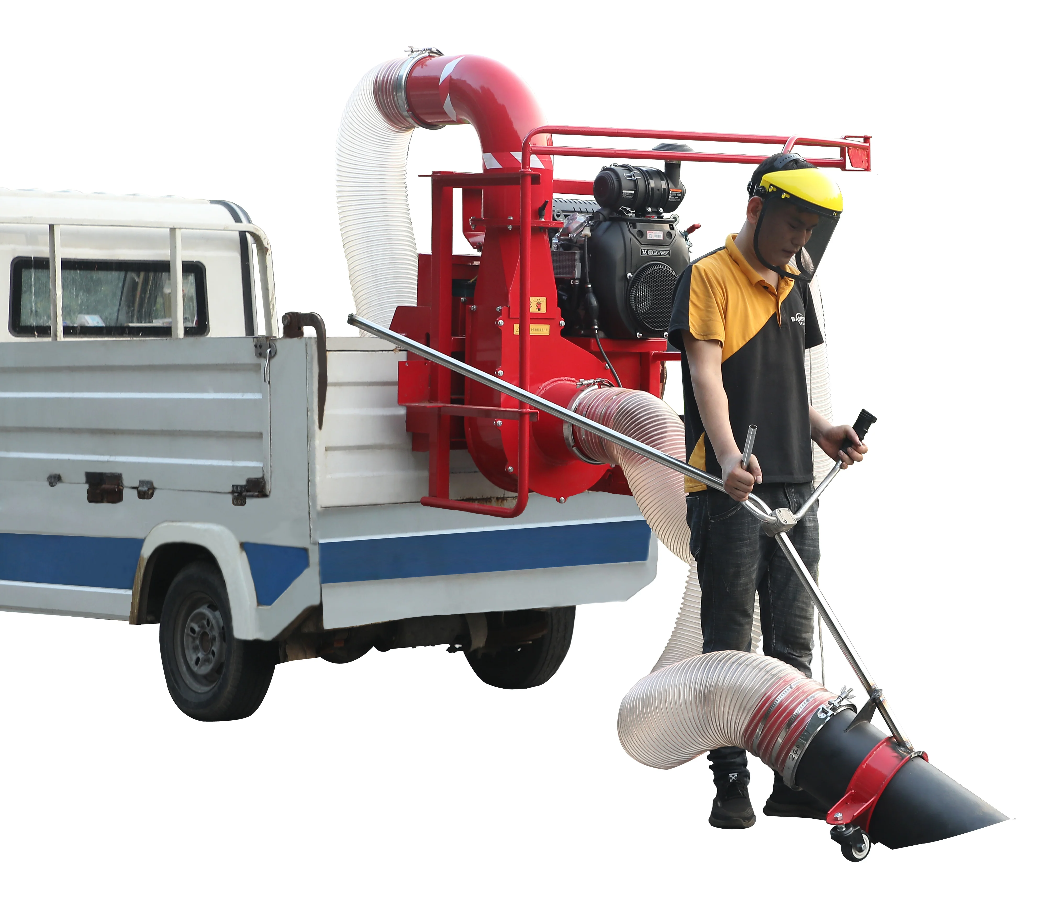 Gasoline Leaf Suction Sweeper Street Falling Leaf Suction Machine High-power Suction Vacuum Sweeper