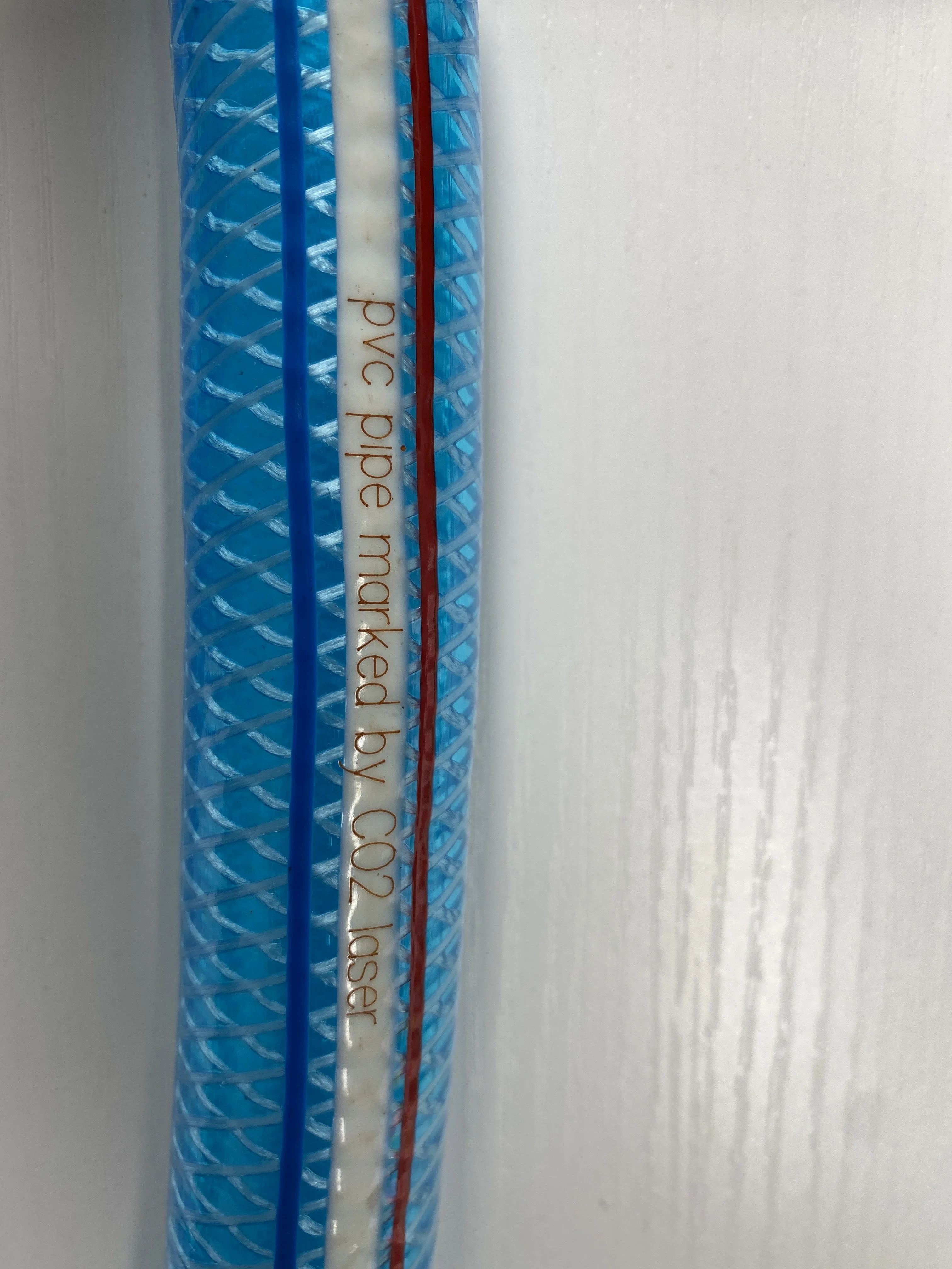 expiry date coding machine machine meter counting CO2 laser printing machine on PVC cable pipes extrusion line