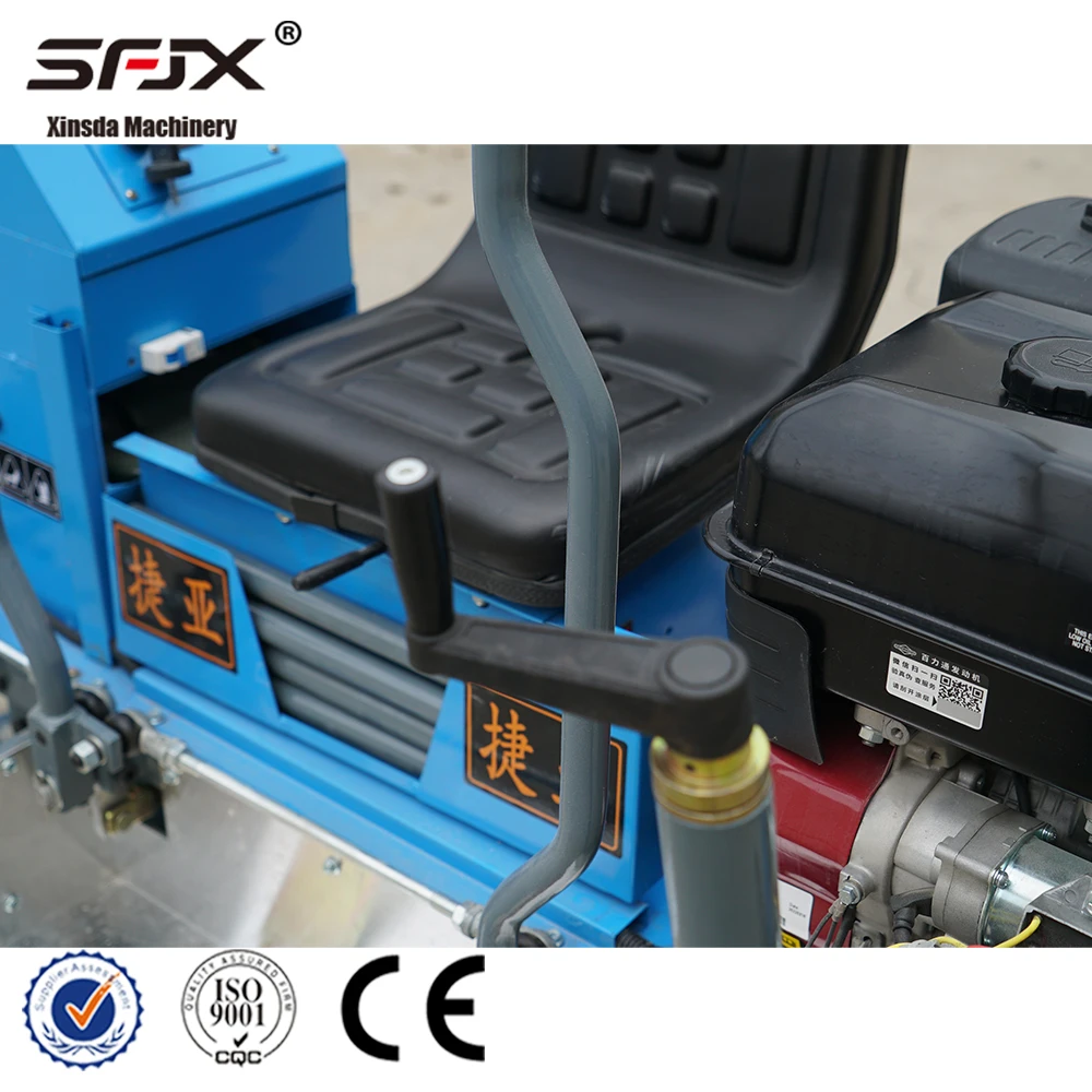 mini 800mm double disc horizontal small ride on power trowel