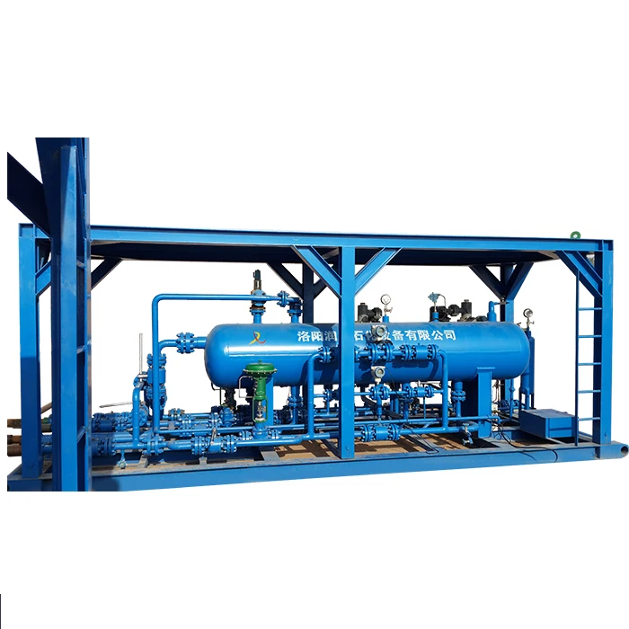 Wellhead equipment two phase test separator horizontal production separator