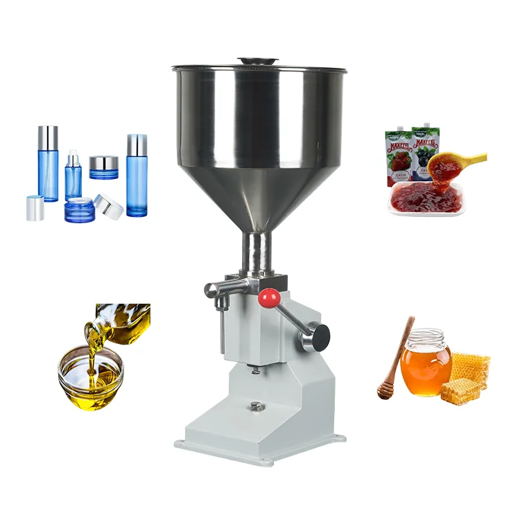 A03 manual stainless cream ointment liquid honey filling machine