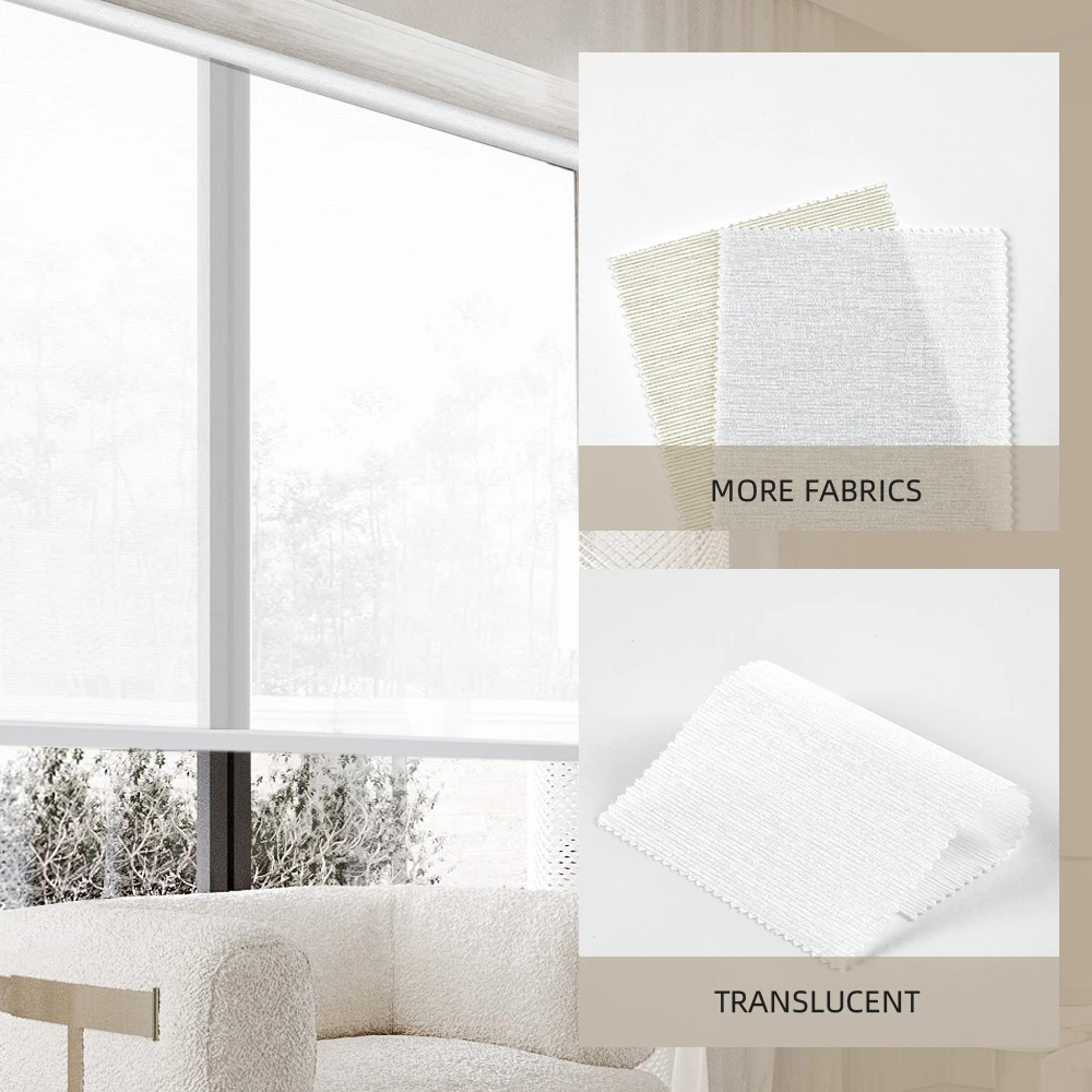 high quality smart electric remote control and chain control decorated curtain motorized roller blinds shades shutter