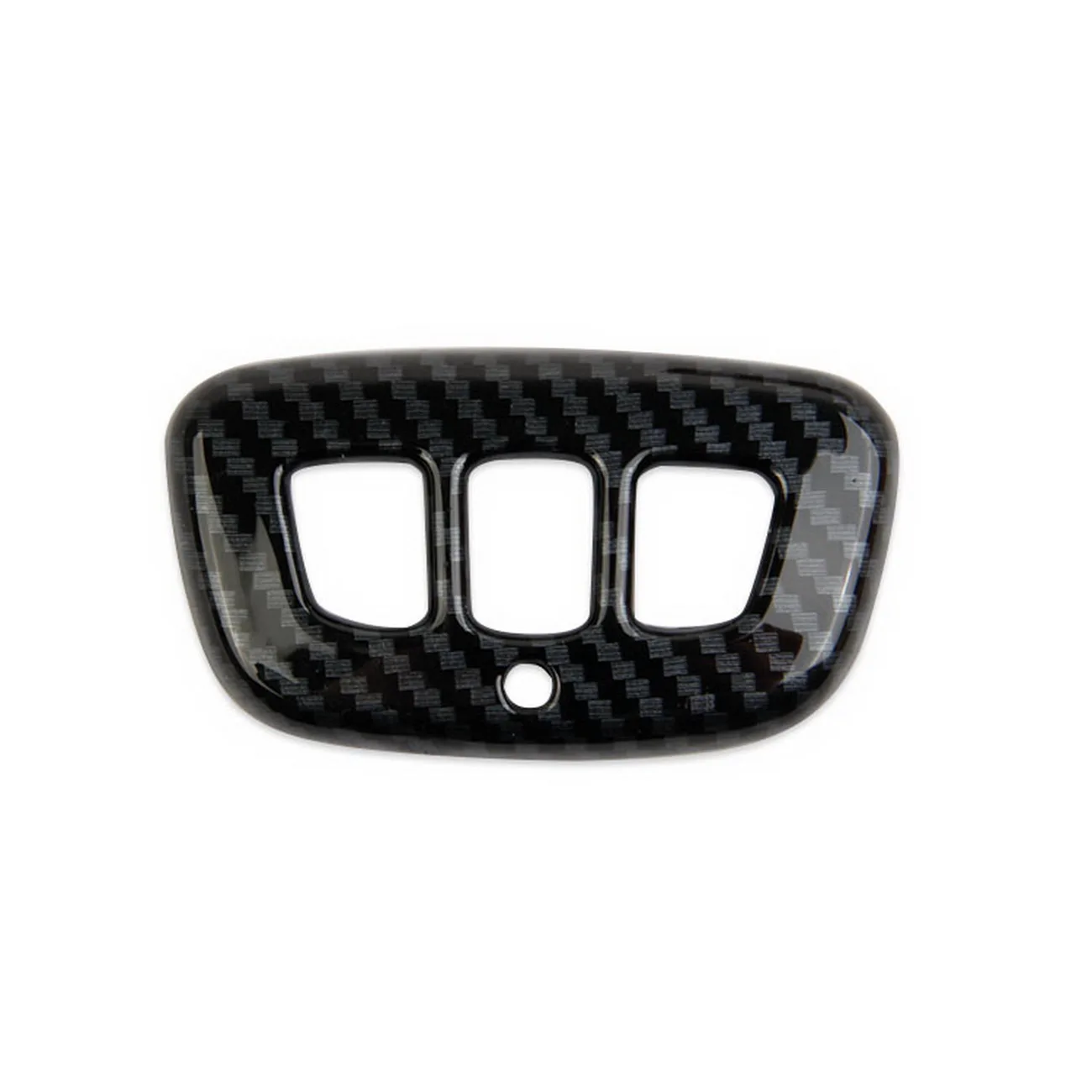 For 2024 ford mustang  Carbon Fiber car decoration accessories Roof Reading Lamp Cover Trim 3pcs
