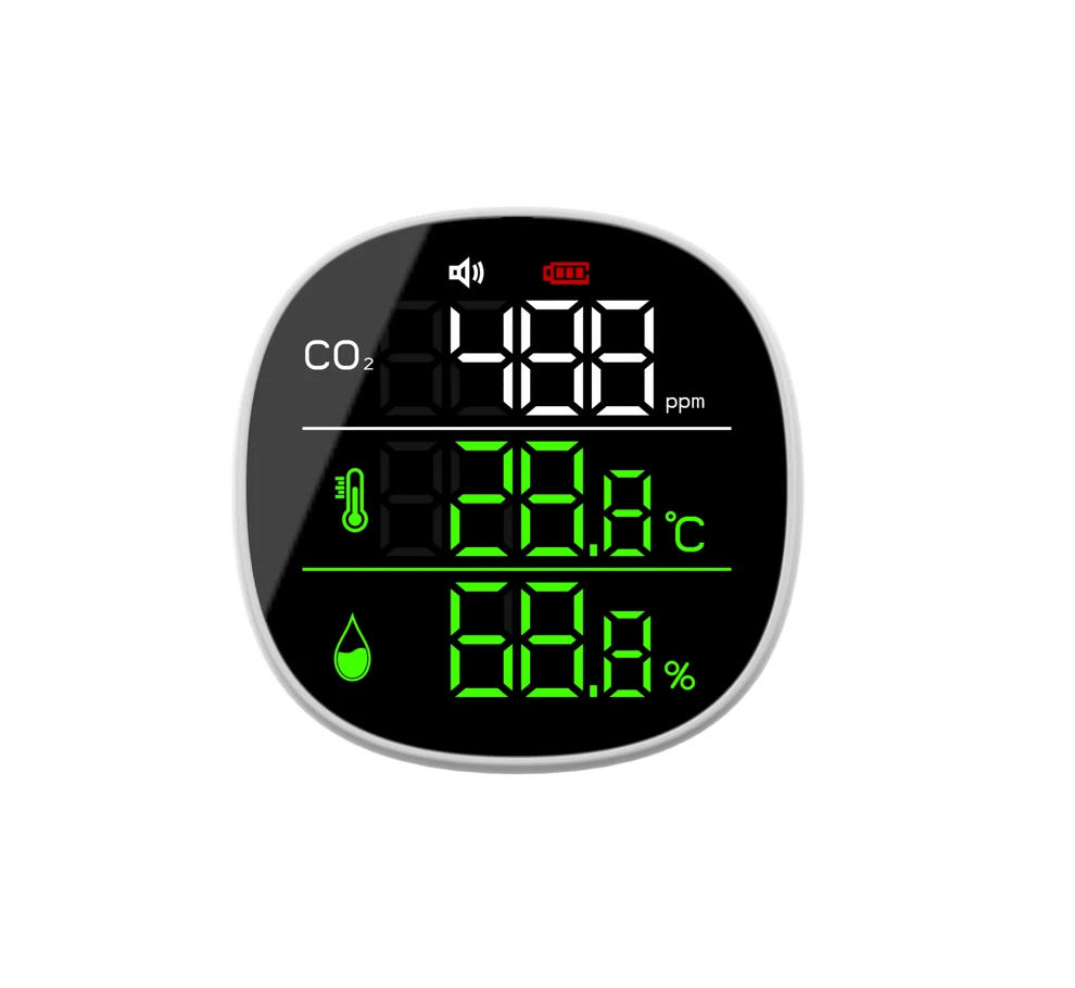 Best Selling Portable 3in 1 Carbon Dioxide gas analyzer detector co2 measuring instrument digital temperature humidity meter