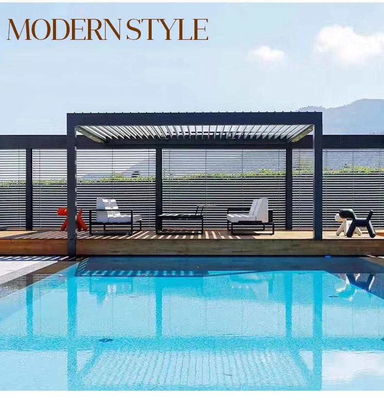 Lianhong  affordable  pergola gazebo outdoor for Sunshade and Rest