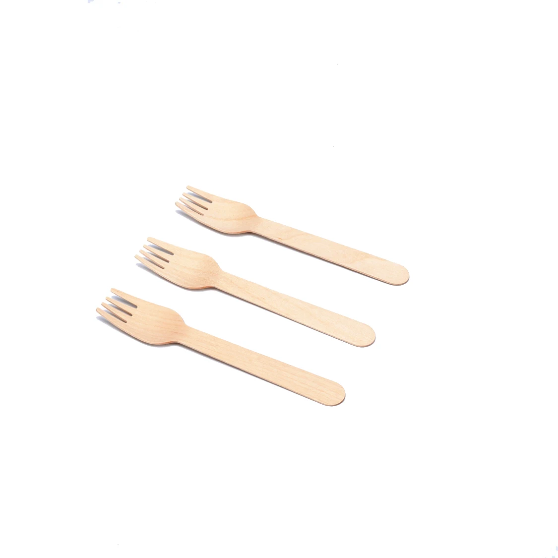 Wooden Fork Disposable 160mm With Individual Packing