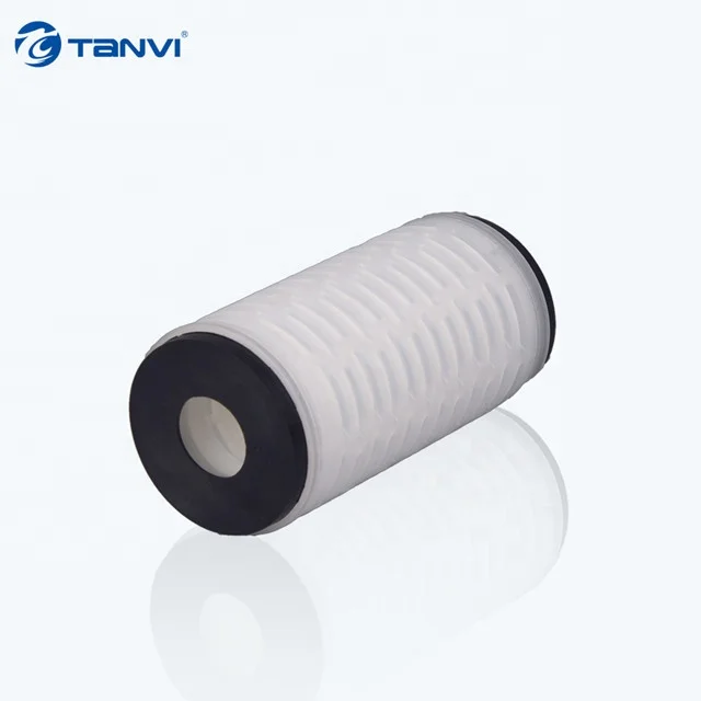 56mm 2.5 Inch Nylon Mini Pleated Filter Cartridge for Liquid and Air Sterile Filtration