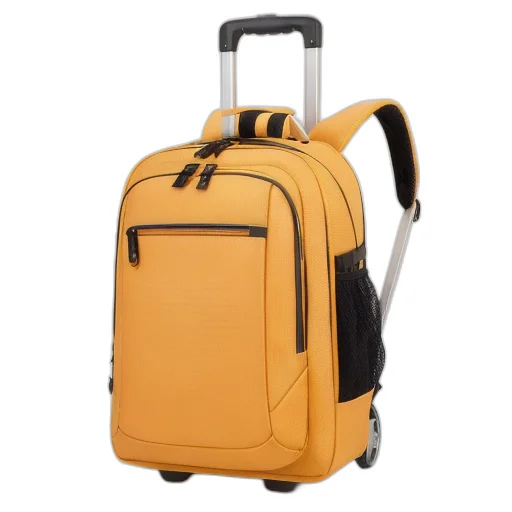 Manufacturer School Bag Rolling Wheeled Trolley Bag fashion School Backpack With Wheels Luggage Traveling