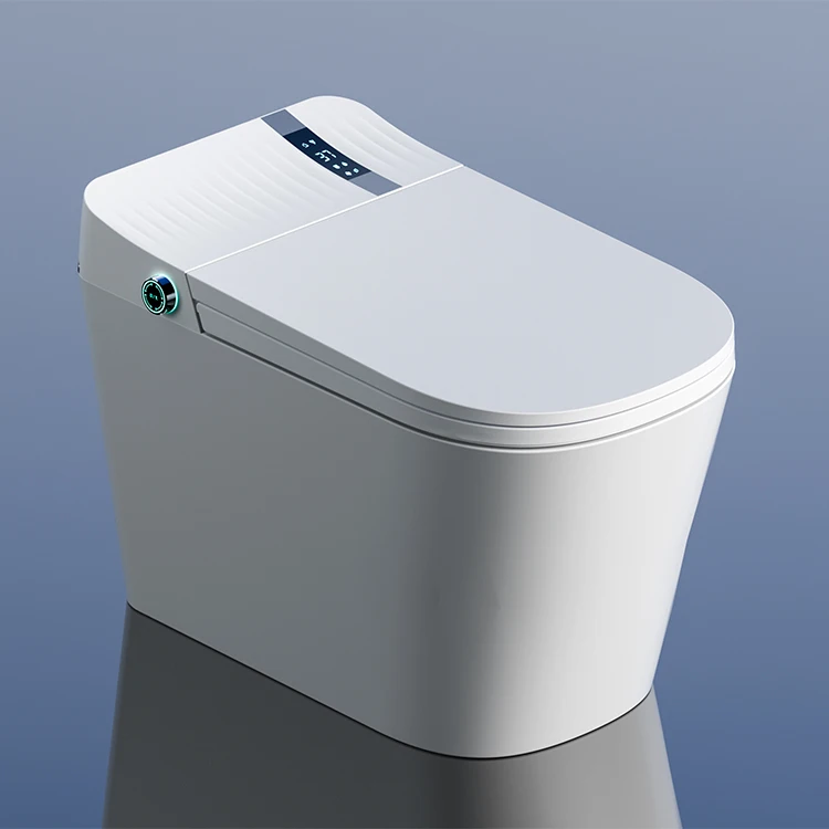 New arrival sanitary ware automatic heating flush one piece inodoro electronic intelligent auto toilet bathroom smart toilet