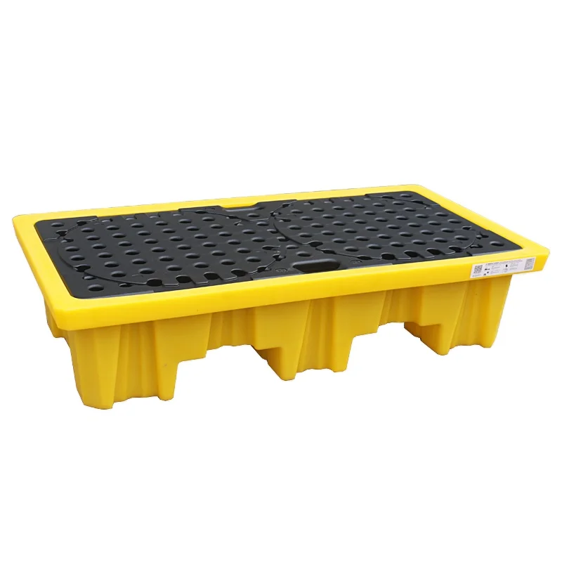 Cheap 2 drum spill containment heavy duty industrial used for sale virgin hdpe high quality anti-leakage oil spill control